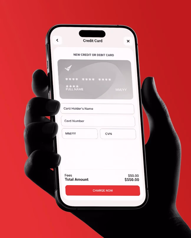 Using a credit card in retail setting