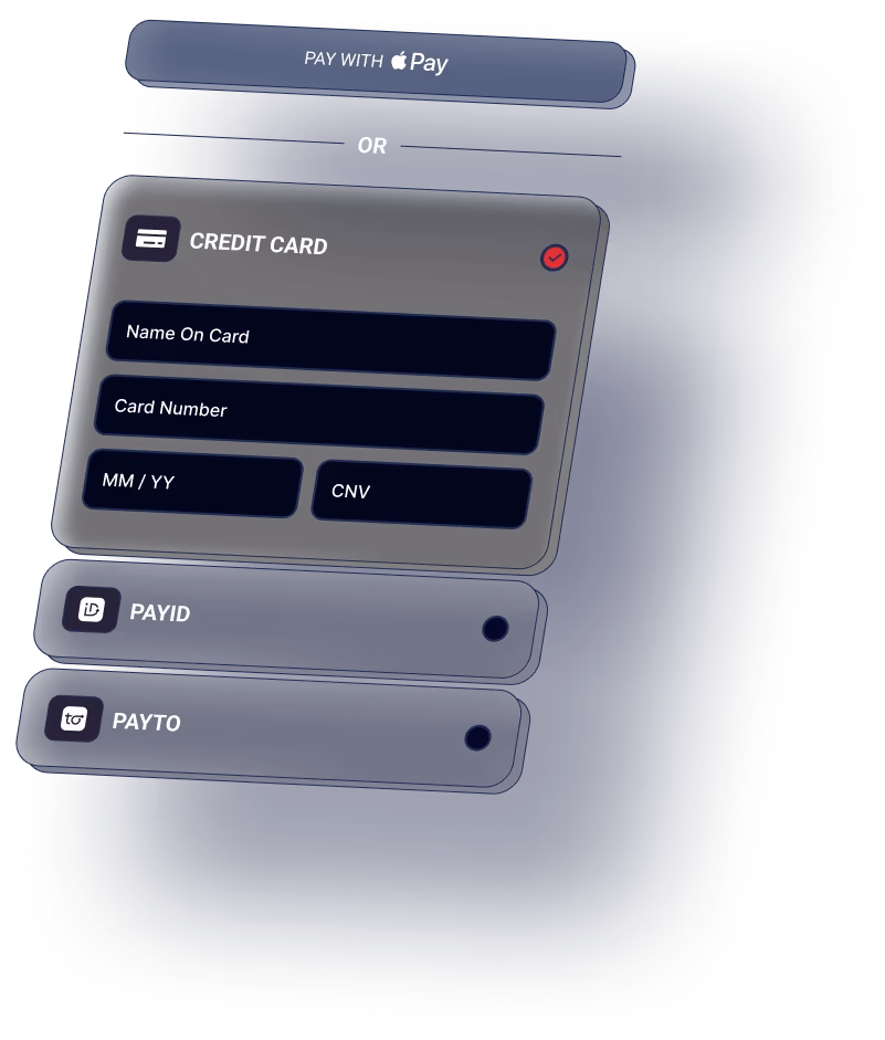 Recurring Payment User Interface